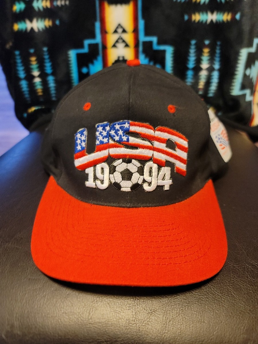 Vintage 1994 USA World Cup Soccer Snapback Hat Big Logo KC | eBay
