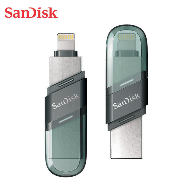 Clé USB Sandisk 128 Go iXpand Flash Drive Flip avec Port Apple Lightning et  Port USB