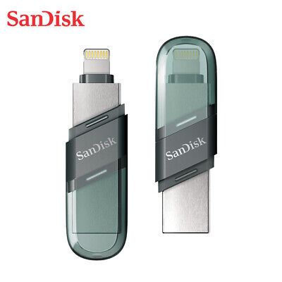 SanDisk iXpand 128GB 256GB Flash Drive Flip Lightning / USB Type-A USB 3.1 | eBay