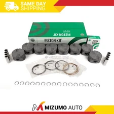 Pistons w/ Rings fit Fits 10-17 Chevrolet 4.8L-5.3L V8 OHV