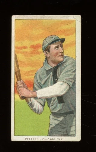 1909 T206 Baseball #388 Francis Pfeffer VG *f1