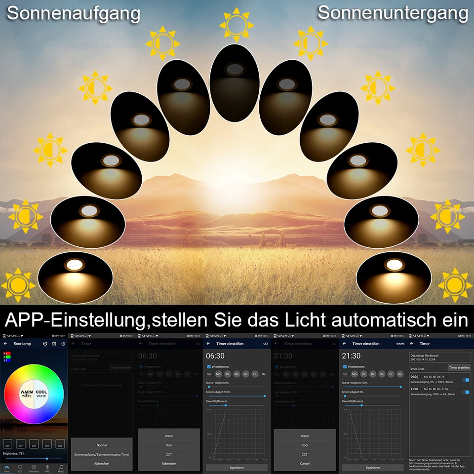 20X LED Einbaustrahler Deckenleuchte 5W/9W/15W Einbauleuchte Deckenspot Strahler - Bild 4 von 4