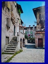 🔵 CARTOLINA FOTO GRADO VECCHIA CENTRO STORICO CASE IN PIETRA BELLA 🤣