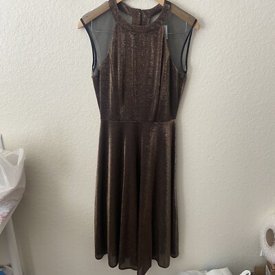 NWT Eci New York Gold Black A Line Dress size 8 Holiday Dress Formal Nordstrom | eBay NWT Eci New York Gold Black A Line Dress size 8 Holiday Dress Formal Nordstrom | eBay