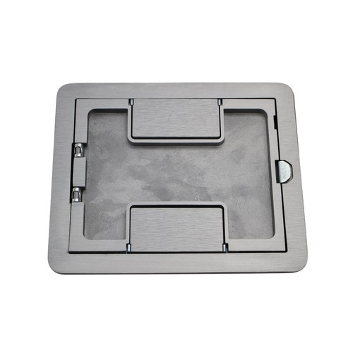 Wiremold Walker Legrand FPCTCAL Floorport Covers Flanged Cutout Top, Brushed ...