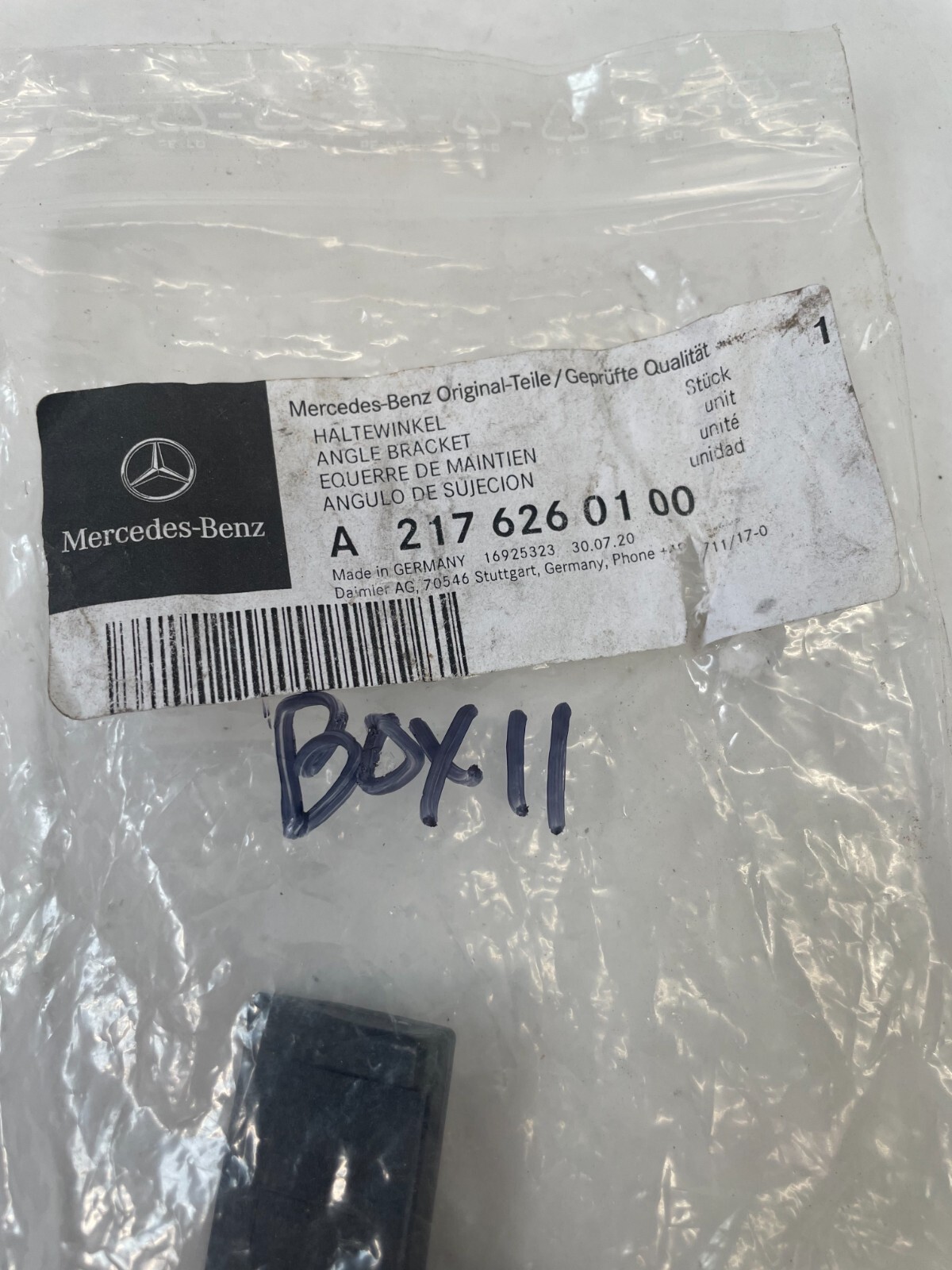 Mercedes Radiator Core Support Mount Frame Bracket Left  