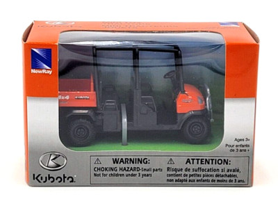 NewRay Kubota RTV-1140CPX Pull Back Action UTV 1:64 Scale Orange