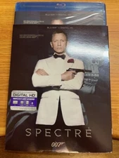 Spectre (Blu-ray, 2016) With Target Exclusive Bonus DVD NEW SEALED W/SLIP COVER