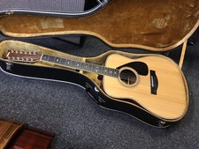 Yamaha Fg612s 12 String Acoustic Dreadnought Guitar Taiwan 1980s Excellent/ Case