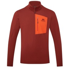 Mountain Equipment Herren Lumiko Zip T - Größe M Merlot/Cardinal