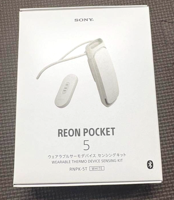 Sony REON POCKET 5 ホワイト Sony REON POCKET 5 Wearable cooler & warmer Thermo Devices +