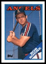 Bob Boone 1988 Topps #498 California Angels MLB READ FREE SHIPPING AutographDen