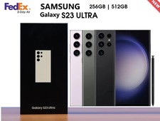 NEW Samsung Galaxy S23 Ultra 5G Fully Unlocked S918U 256GB/512GB - All Colors