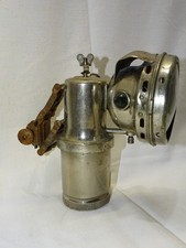 -ANCIENNE LAMPE ACETYLENE à CARBURE LAITON Chromé P.LEIETUON jus de GRENIER   D