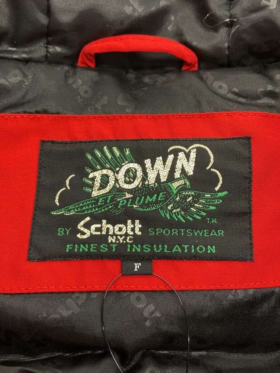 Schott Down Jacket FREE Polyester RED 3282009 - image 3