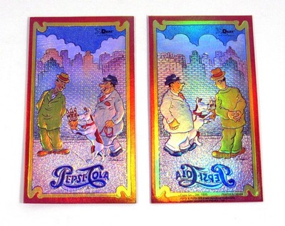 1995 Dart Flipcards Pepsi-Cola Series 2 Double-Sided Tall Boy Foil Card Nm/Mt