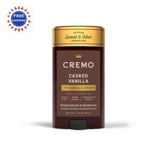 Cremo Casked Vanilla Antiperspirant & Deodorant 2.65oz 48-hour Sweat Protection