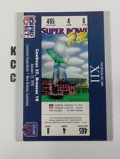 1990 NFL Pro Set #12 Super Bowl Facts