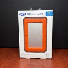 Lacie Rugged Mini 2TB USB 3.0 External Hard Drive (RUGU3M2) New (3272)