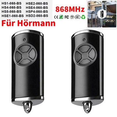 2stk Für Hörmann Handsender HSE4 868-BS MHz BiSecur Garagentor Fernbedienung