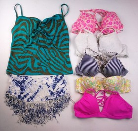 Victoria's Secret & VS PINK Swim Bikini Tops & Bottoms Lot of 25