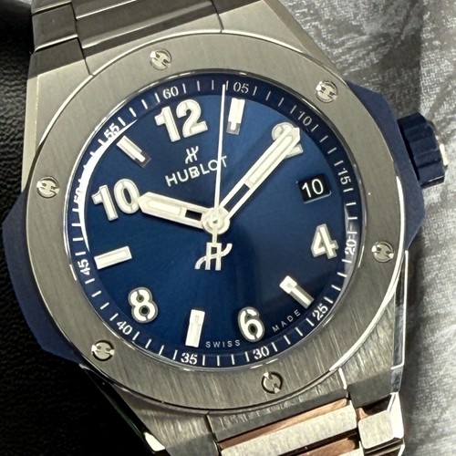 Hublot Big Bang Integrated Titanium 38mm Blue Dial 457.NX.7170.NX 2025 Unworn