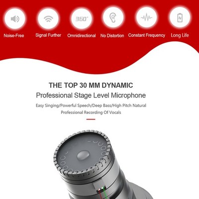 Draadloze microfoon, VHF universele handheld dynamische microfoonsysteemset met USB-ontvanger, voor karaoke/live optredens/vergaderingen/kerken/scholen(Een voor twee Draadloze microfoon, VHF universele handheld dynamische microfoonsysteemset met USB-ontvanger, voor karaoke/live optredens/vergaderingen/kerken/scholen(Een voor twee