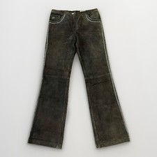 Country Maddox Lederhose Velours Trachtenhose Gr.40 Damen Echtleder Braun