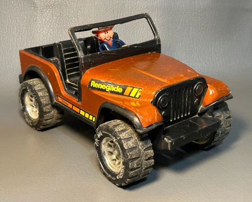Vintage Tonka Jeep Renegade CJ-5 Pressed Steel 10” Toy USA 1970’s