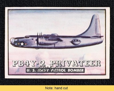 1952 Topps Wings - Friend or Foe R707-4 PB4Y-2 Privateer #14 READ 0nr3
