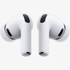 Apple AirPods Pro 3 White Earbuds MagSafe Case ANC Bluetooth Built-In Mic