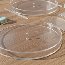 8 Pieces Acrylic Cake Disc and Set Transparent Discs for Kitchen, Bakers