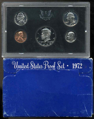 1972 S PF Proof Set U.S. Mint Original Government Packaging OGP COIN SET#628