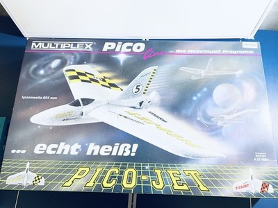 MULTIPLEX Pico-Jet Flugzeugsegler Jet 895 mm inkl. Motor Neuwertig Unbenutzt! 