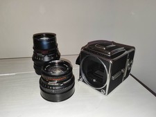 Hasselblad 500CM Set - Body + Magazin + 80mm Planar + 150mm Sonnar