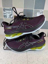 Asics Shoes Men's Size UK 10.5 Gel Kinsei Max  FF Blast+ Gym Trainers Purple