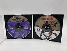 Virtua Fighter 2  & Virtua Cop Sega Saturn 2 Disc Only