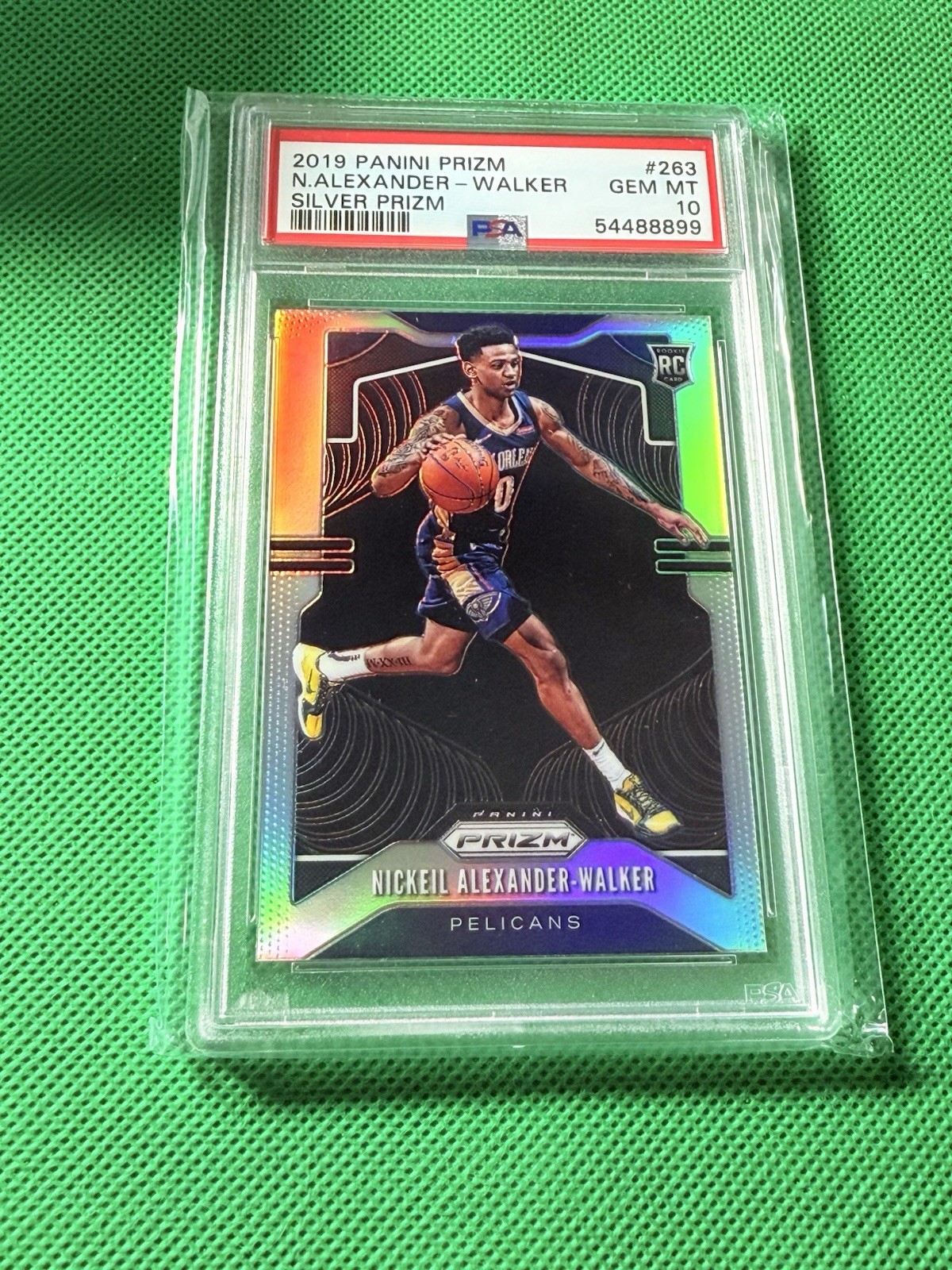 2019 Panini Prizm #263 Nickeil Alexander-Walker Silver Prizm Rookie RC PSA 10!!