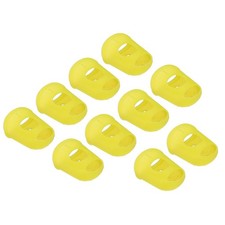 Finger tip protection non-slip fingertips 10 pieces 25mm yellow