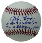 John Kruk Signed Rawlings Official MLB Baseball I Aint An Athlete Insc PSA 414