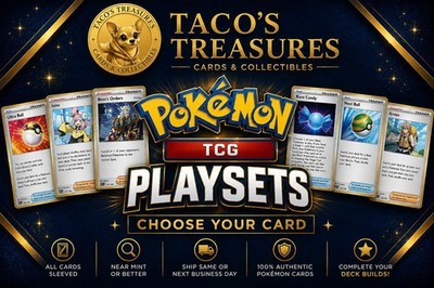 Pokemon TCG Trainer Playsets | Choose Your Cards | 4x Playsets
