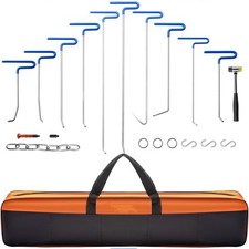 20 Pcs Paintless Dent Repair Rods, Stainless Steel Whale Tail Tools for Minor