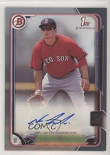2015 Bowman Prospects Auto Silver 242/499 Nick Longhi #PA-NL Auto 0v1