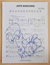 Jeff Coffin Signed & Sketched Dave Matthews Band - Ants Marching Sheet Music RAD