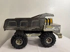 Vintage Tonka Silver Edition 25th Anniversary Mighty Dump Truck Pressed Steel