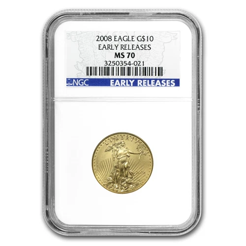 2008 1/4 oz American Gold Eagle MS-70 NGC (Early Releases)