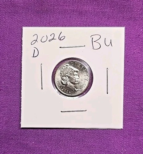 2026 D Emerging Liberty SemiQ Dime BU"  In Coin Flip! **FREE SHIPPING** #wj384