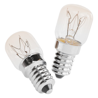 greate 2x E14 Backofenlampe 25W 300 Grad hitzebeständig - Backofen Glühbirne
