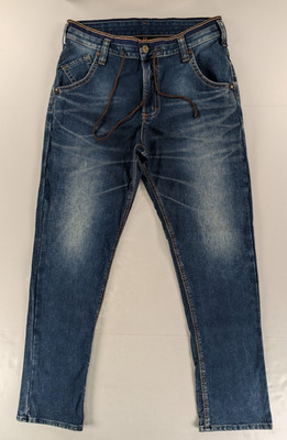 Edwin 503 Jerseys Jeans Men's Size 34x31 Blue Denim Straight Fit Zip Pockets Y2K