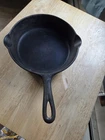 Vintage Griswold No. 5 Large Block Logo  # 724 C Cast Iron Skillet As Is